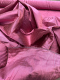 Designer Quality Iridescent Silk Dupioni, Hand Woven - BEAUTIFUL BLUSH!!!