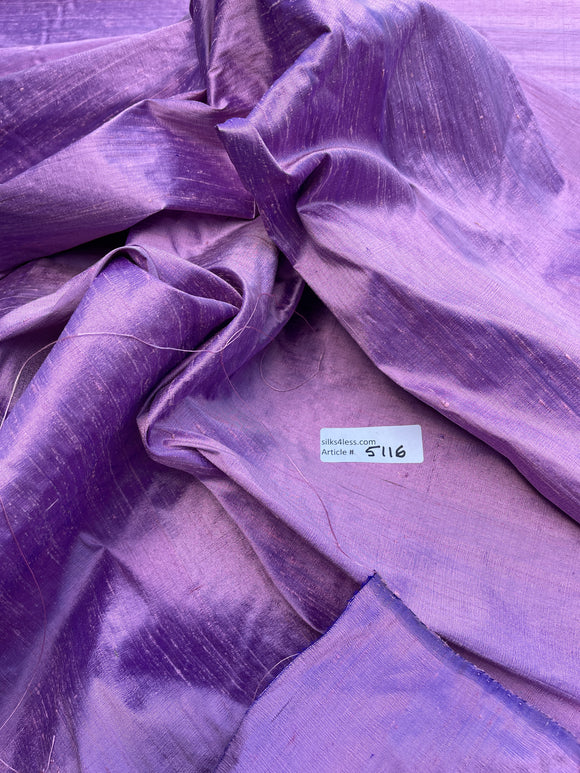 Designer Quality Iridescent Silk Dupioni, Hand Woven - ORCHID!!!