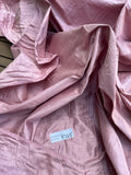 Designer Quality Iridescent Silk Dupioni, Hand Woven -PALE PINK!!!