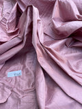 Designer Quality Iridescent Silk Dupioni, Hand Woven -PALE PINK!!!