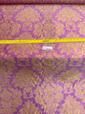 Designer Quality Silk Damask Jacquard - GOLD/PINK!!!