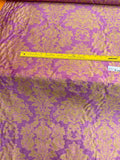 Designer Quality Silk Damask Jacquard - GOLD/PINK!!!