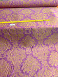 Designer Quality Silk Damask Jacquard - GOLD/PINK!!!