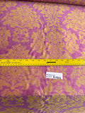 Designer Quality Silk Damask Jacquard - GOLD/PINK!!!