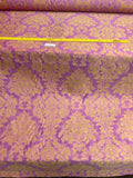 Designer Quality Silk Damask Jacquard - GOLD/PINK!!!