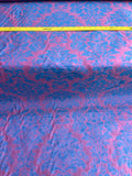 Designer Quality Silk Damask Jacquard - BLUES/ PINK!!!