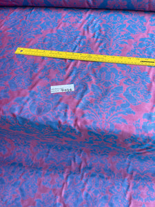 Designer Quality Silk Damask Jacquard - BLUES/ PINK!!!