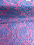 Designer Quality Silk Damask Jacquard - BLUES/ PINK!!!