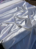 Fabulous Quality Pure 100% Silk Satin Charmeuse Wide fabrics - BRIDAL WHITE!!!