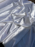 Fabulous Quality Pure 100% Silk Satin Charmeuse Wide fabrics - BRIDAL WHITE!!!