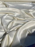 Fabulous Quality Pure 100% Silk Satin Charmeuse Wide fabrics - CREAM!!!