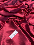 Fabulous Quality Pure 100% Silk Satin Charmeuse Wide fabrics - BURGUNDY!!!