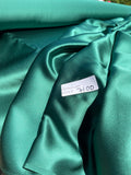 Fabulous Quality Pure 100% Silk Satin Charmeuse Wide fabrics - FOREST GREEN!!!