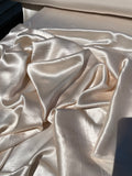 Fabulous Quality Pure 100% Silk Satin Charmeuse Wide fabrics - LIGHT PEACH!!!