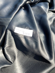 Fabulous Quality Pure 100% Silk Satin Charmeuse Wide fabrics - BLACK!!!