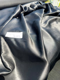 Fabulous Quality Pure 100% Silk Satin Charmeuse Wide fabrics - BLACK!!!