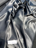 Fabulous Quality Pure 100% Silk Satin Charmeuse Wide fabrics - BLACK!!!