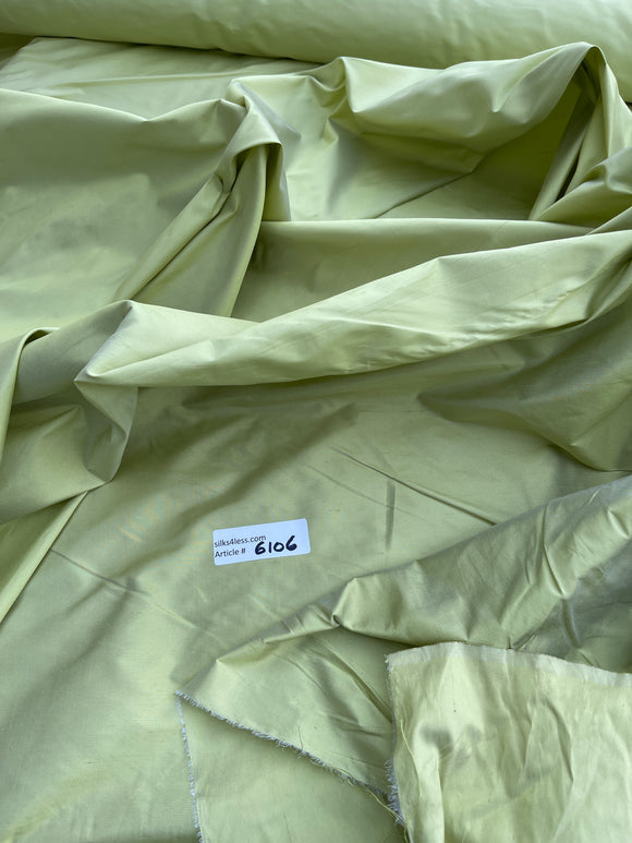 Fabulous Quality Iridescent Silk Shantung -TEA GREEN!!!