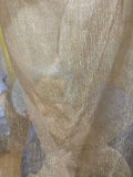 Great Quality Tissue Silk Pleated - White/Gold!!!