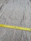 Designer Quality Silk Shantung  Embroidery / Novelty - TAN!!!
