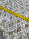 Designer Quality Silk Shantung Off-White-  PRINTED/EMBROIDERY!!!