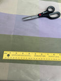 Designer Quality Silk Shantung Plaid  - GREENS/LILAC!!!