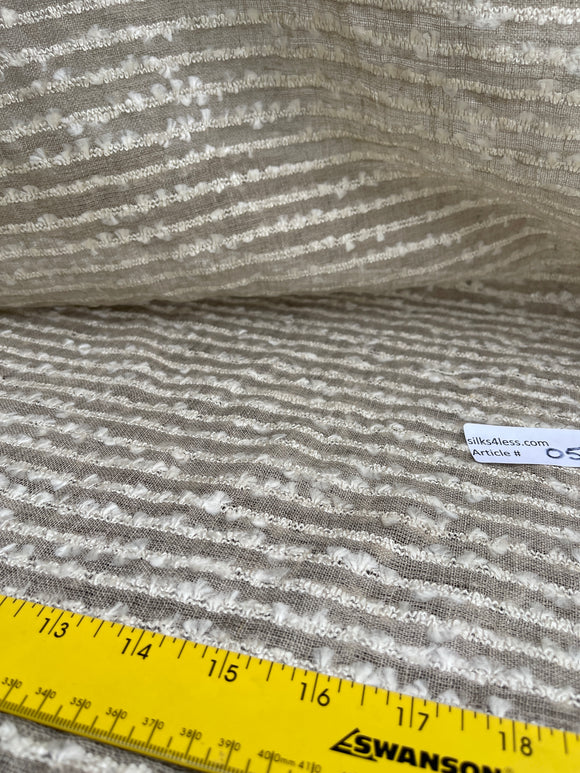 Fabulous Quality Linen Novelty - NATURAL!!!