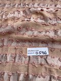 Fabulous Quality Raw Silk Blend Novelty - NATURAL/PEACH!!!