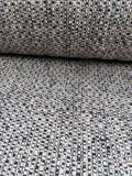 Fabulous Quality Silk Tweed Heavy - PURPLE/OFF-WHITE/BLACK!!!