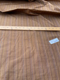 Exquisite Quality Silk Shantung Thin Stripes - SMOKED ALMOND!!!
