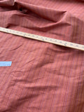 Exquisite Quality Silk Shantung Thin Stripes - SAVANNAH RED!!!