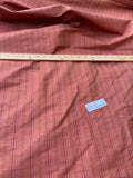 Exquisite Quality Silk Shantung Thin Stripes - SAVANNAH RED!!!