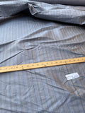 Exquisite Quality Silk Shantung Thin Stripes - STORMY SKIES!!!