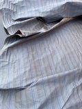 Exquisite Quality Silk Shantung Thin Stripes - STORMY SKIES!!!