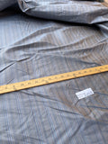 Exquisite Quality Silk Shantung Thin Stripes - STORMY SKIES!!!