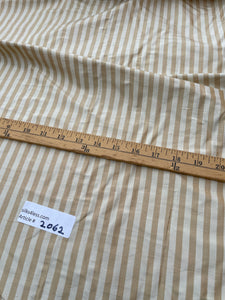 Fabulous Quality Silk Shantung / Taffeta Stripes -CHAMPAGNE/ CREAM!!!