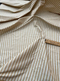 Fabulous Quality Silk Shantung / Taffeta Stripes -CHAMPAGNE/ CREAM!!!