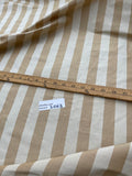 Fabulous Quality Silk Shantung / Taffeta Stripes -CHAMPAGNE/ CREAM!!!