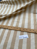 Fabulous Quality Silk Shantung / Taffeta Stripes -CHAMPAGNE/ CREAM!!!