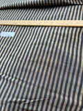 Fabulous Quality Silk Shantung / Taffeta Stripes -BRONZE/ BLACK!!!