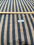 Fabulous Quality Silk Shantung / Taffeta Stripes -BRONZE/ BLACK!!!