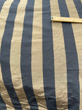 Fabulous Quality Silk Shantung / Taffeta Stripes -BRONZE/ BLACK!!!