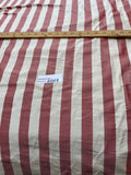Fabulous Quality Silk Shantung / Taffeta Stripes -BURGUNDY/ IVORY!!!