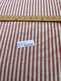 Fabulous Quality Silk Shantung / Taffeta Stripes -BURGUNDY/ IVORY!!!