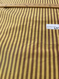 Fabulous quality Silk Shantung / Taffeta Stripes -Burgundy/Lemon!!!