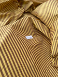Fabulous quality Silk Shantung / Taffeta Stripes -Burgundy/Lemon!!!