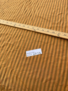 Fabulous Quality Silk Shantung / Taffeta Stripes -OLIVE/ AUTUMN!!!