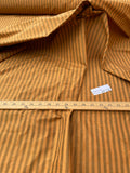 Fabulous Quality Silk Shantung / Taffeta Stripes -OLIVE/ AUTUMN!!!