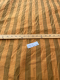 Fabulous Quality Silk Shantung / Taffeta Stripes -OLIVE/ AUTUMN!!!
