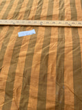 Fabulous Quality Silk Shantung / Taffeta Stripes -OLIVE/ AUTUMN!!!